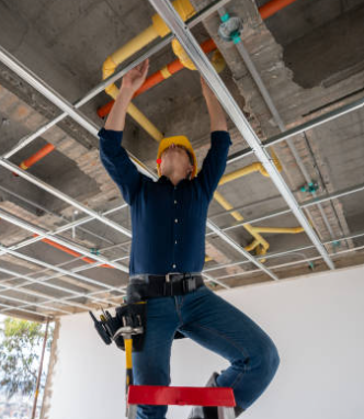 Commercial plumbing work