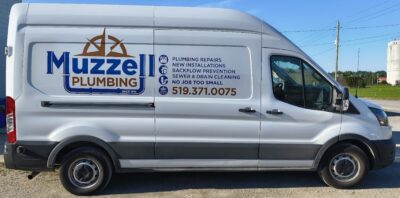 Muzzell Plumbing service truck
